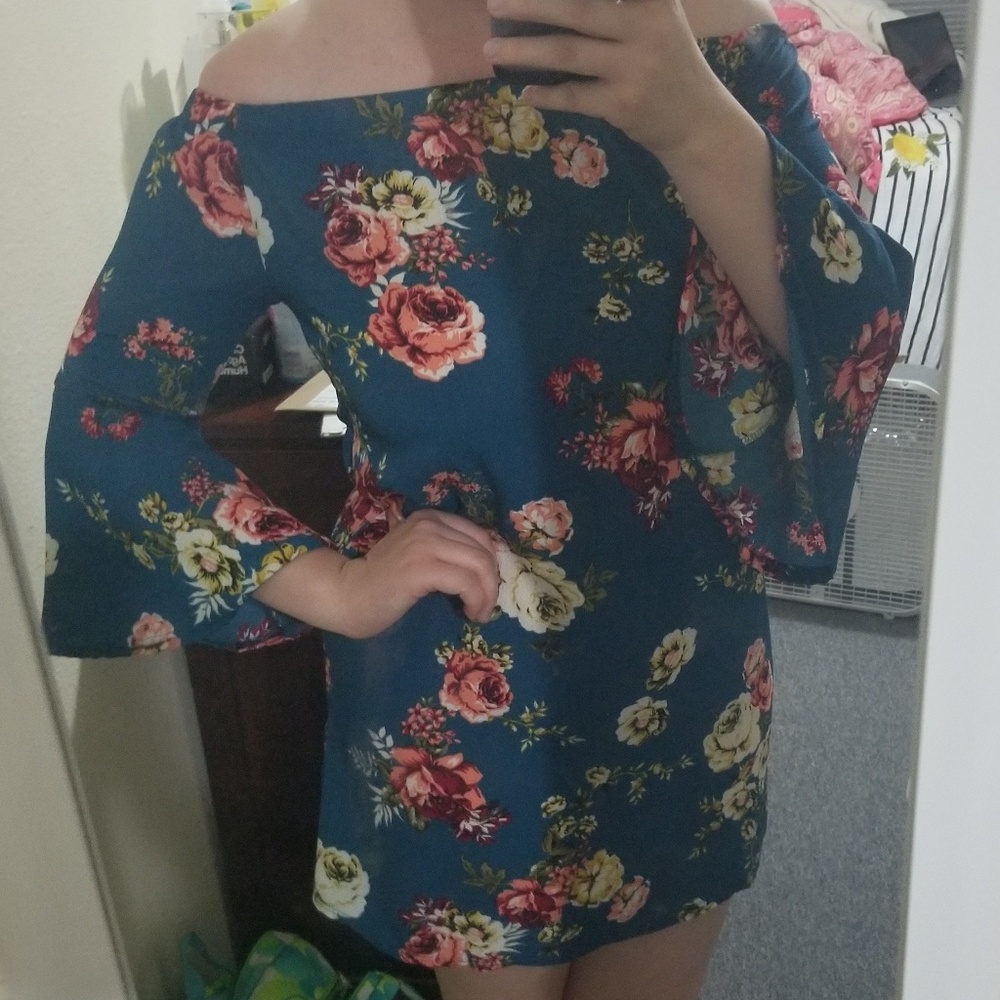 Off the shoulder dress